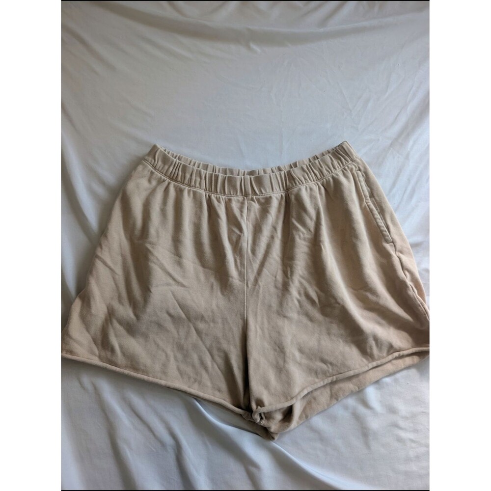 aerie Lounge Sweat Shorts - Tan